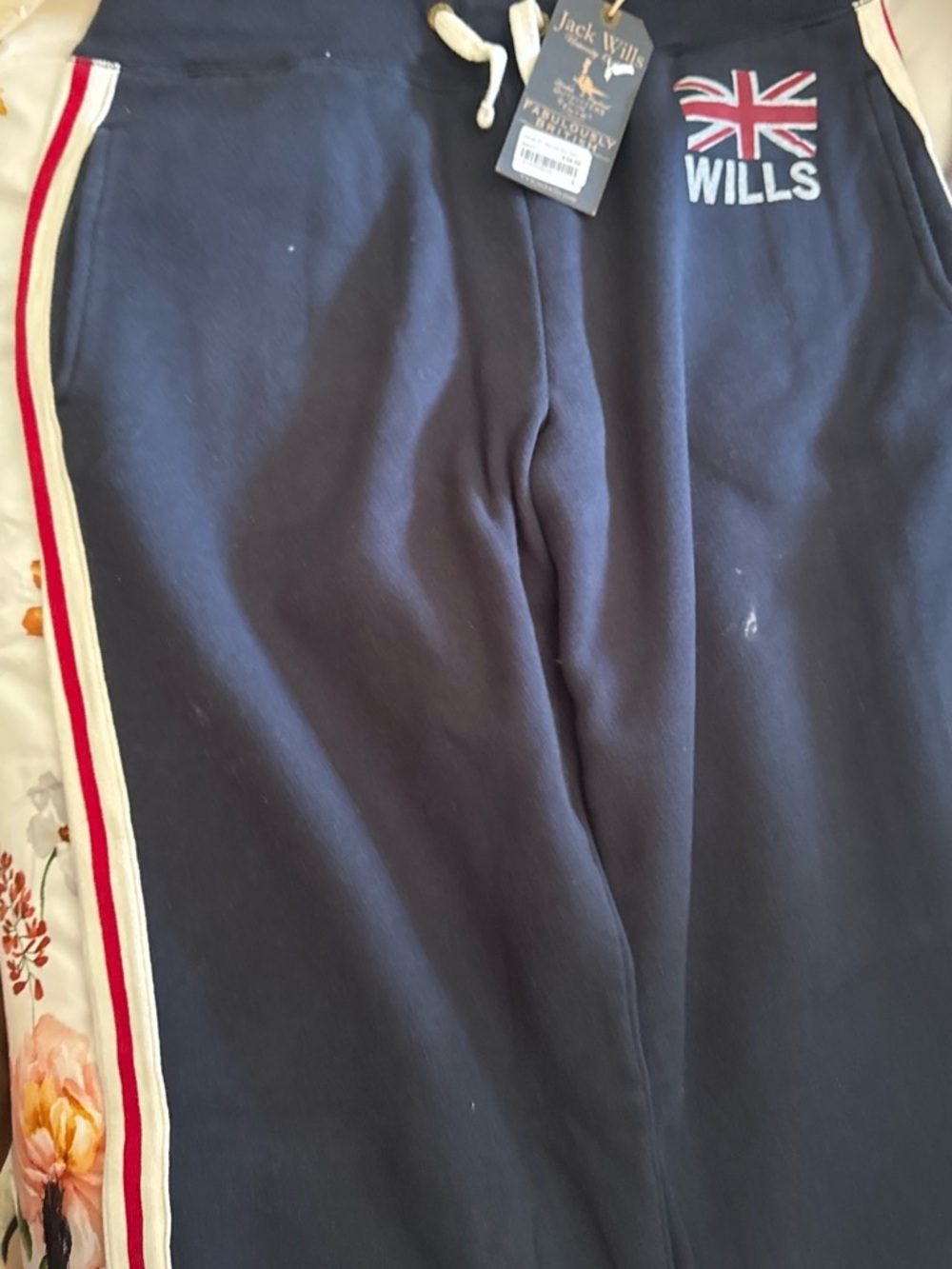 Jack Wills Navy Sweatshirt Tag Detail